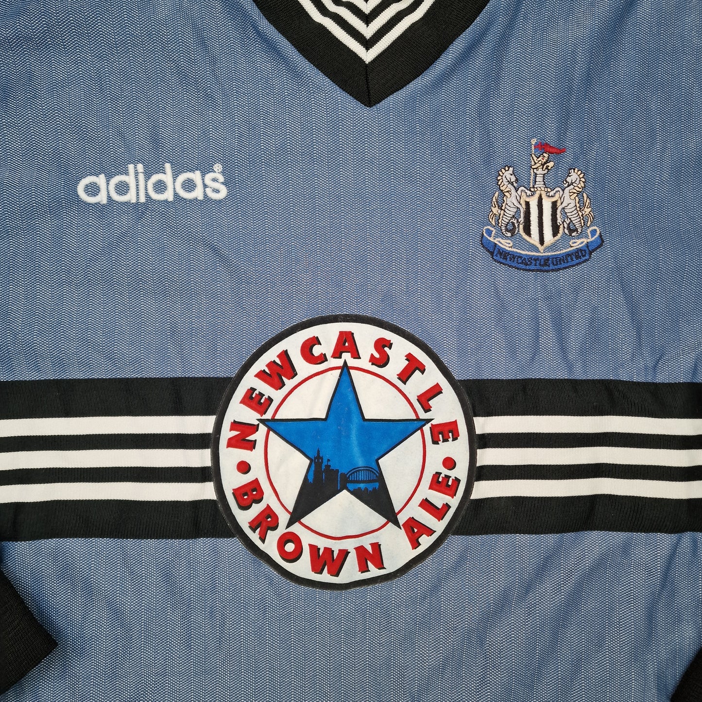Newcastle United 1996/1997 Long Sleeve Away Football Shirt (XL)