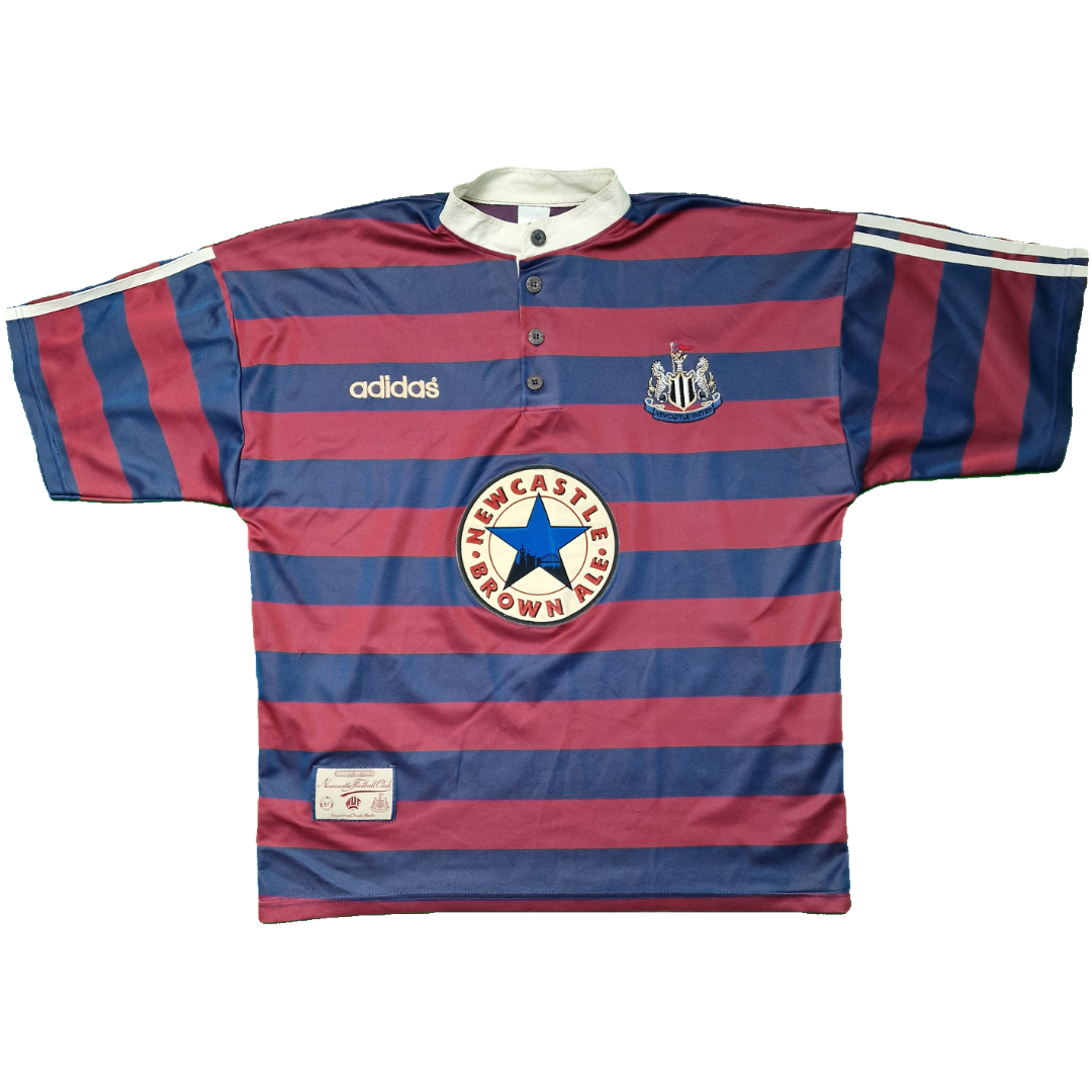 Newcastle United 1995/1996 Away Football Shirt (L)