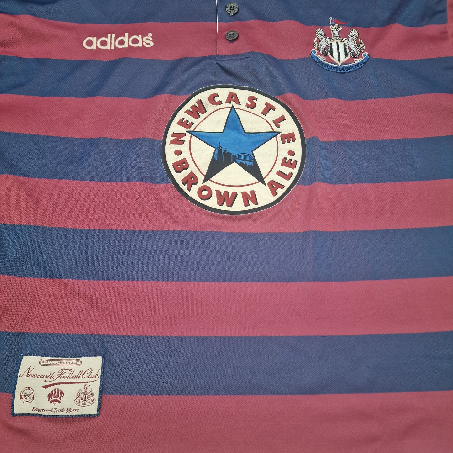 Newcastle United 1995/1996 Away football shirt (M)