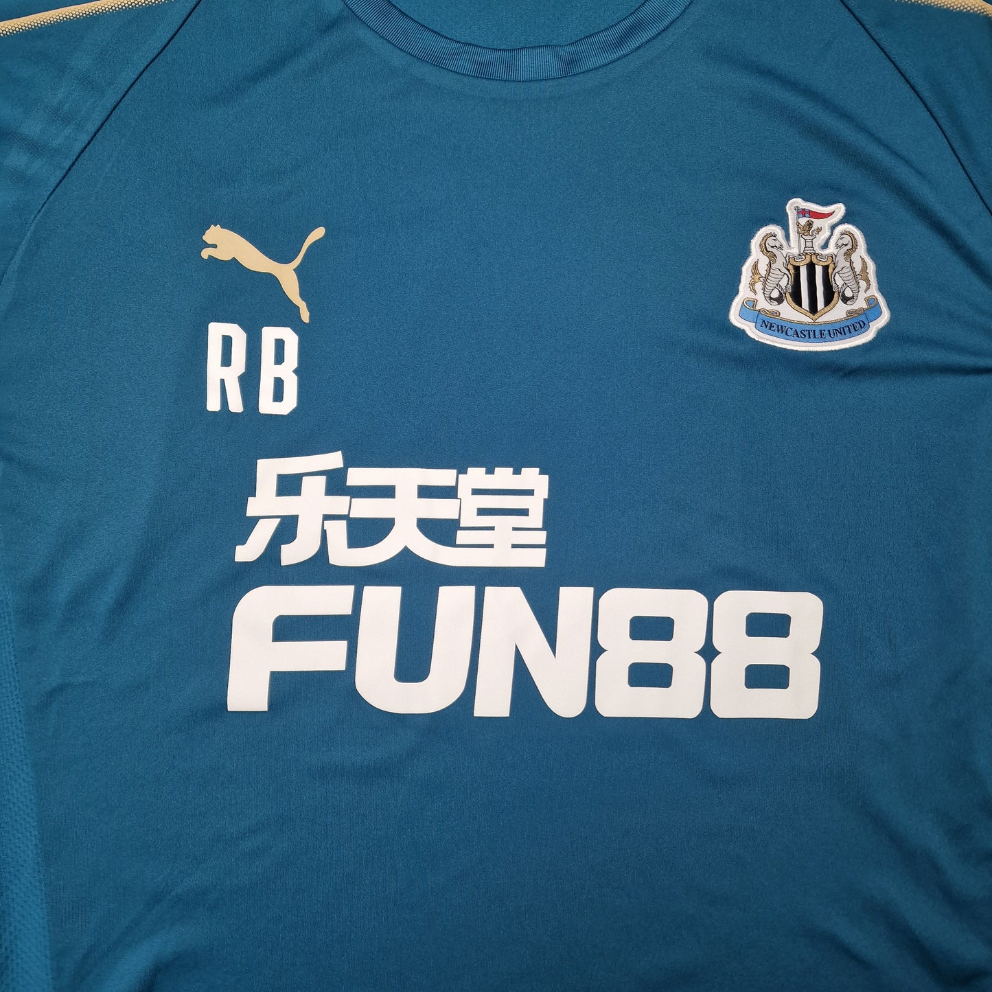 Newcastle United 2018/2019 Player Issue Training Shirt (3XL) Rafael Benítez
