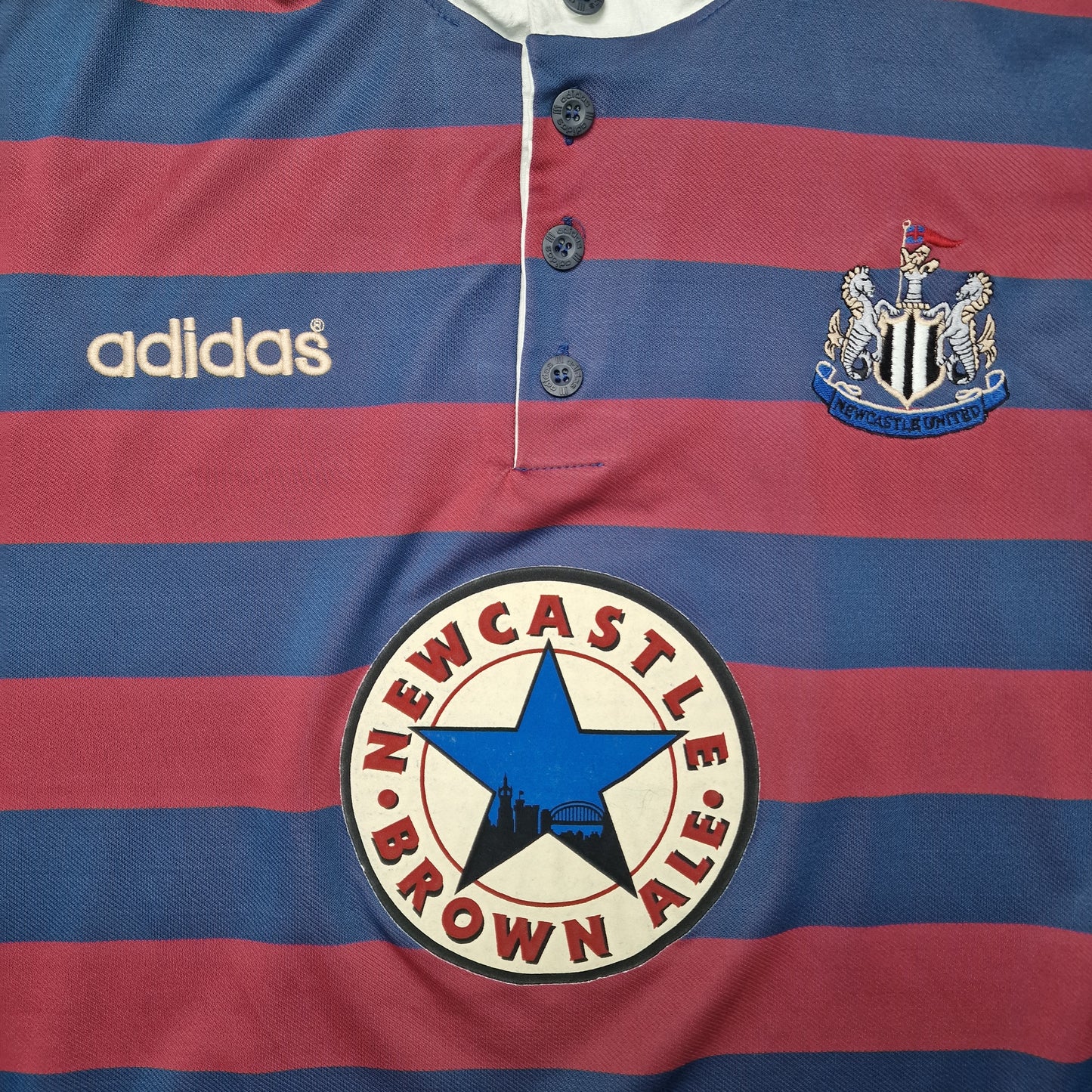 Newcastle United 1995/1996 Away football shirt (M) Lee 7