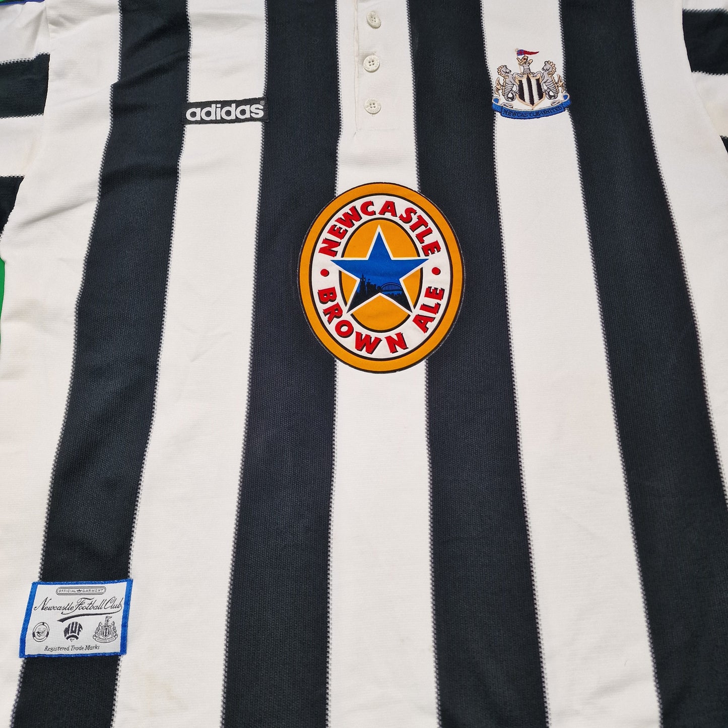 Newcastle United 1995/1997 Home Football Shirt (XL)