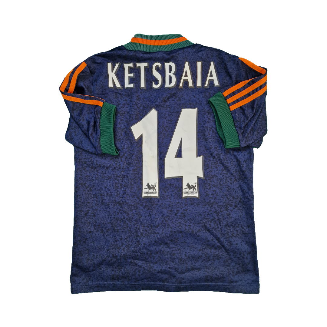Newcastle United 1997/1998 Home Shirt (L Youth) Ketsbaia 14
