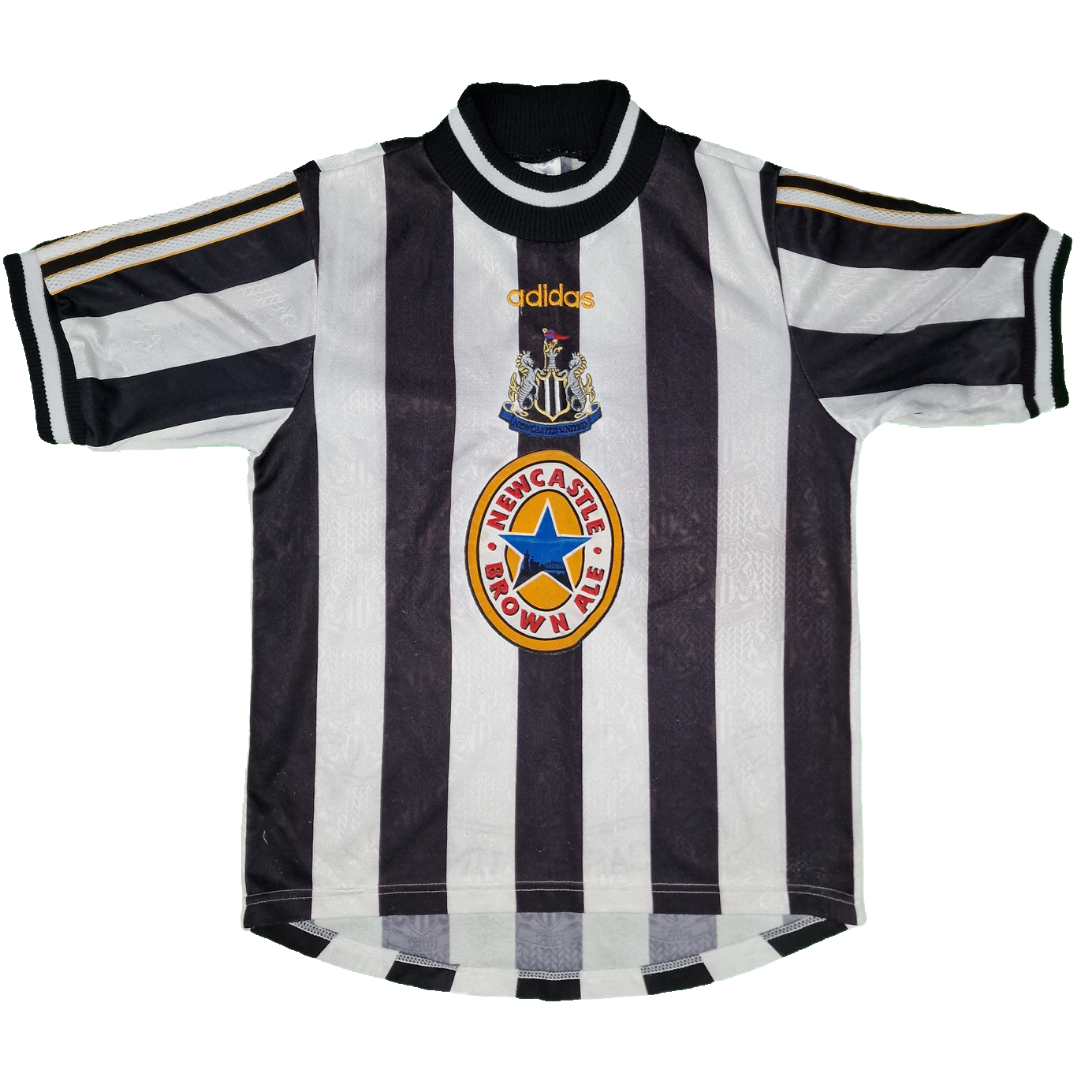 Newcastle United 1997/1999 Home Football Shirt (M Youth)