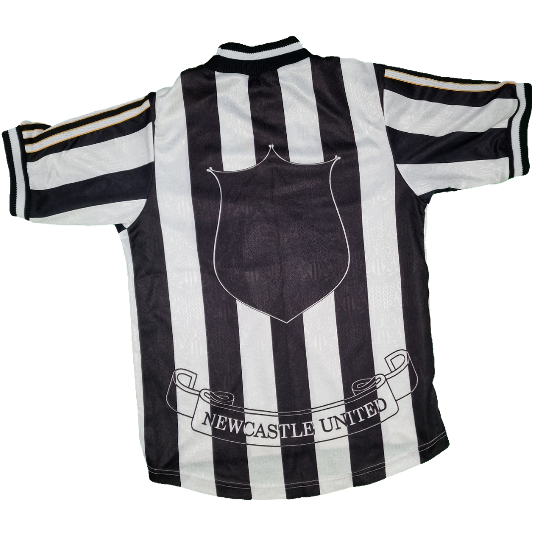 Newcastle United 1997/1999 Home Football Shirt (M Youth)