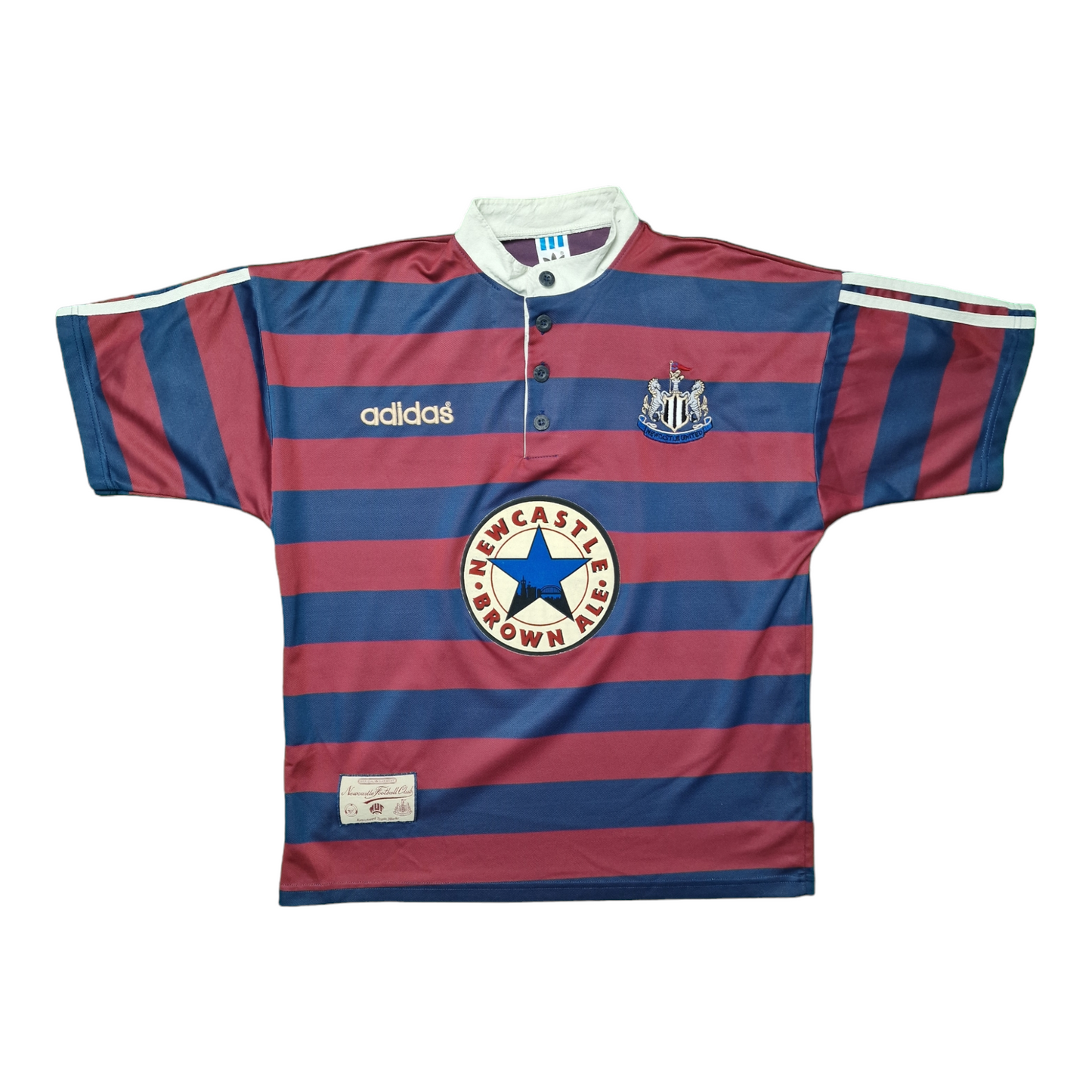 Newcastle United 1995/1996 Away football shirt (M) Lee 7