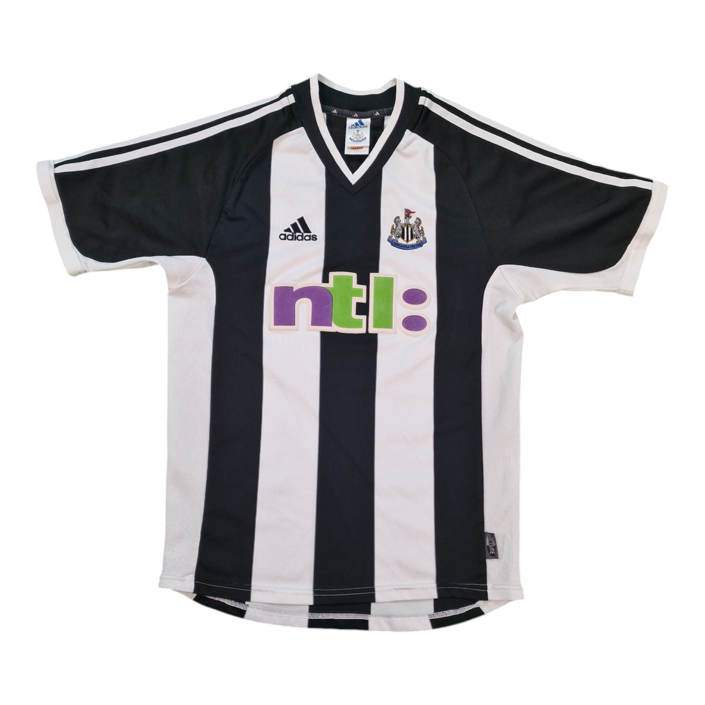Newcastle United 2001/2002 Home Football Shirt (S) Robert 32
