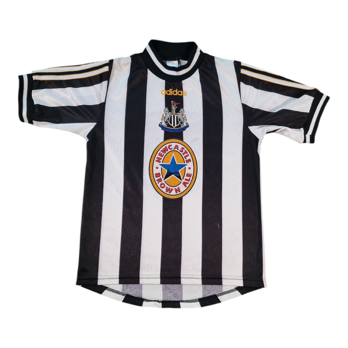 Newcastle United 1997/1999 Home Football Shirt (M Youth)