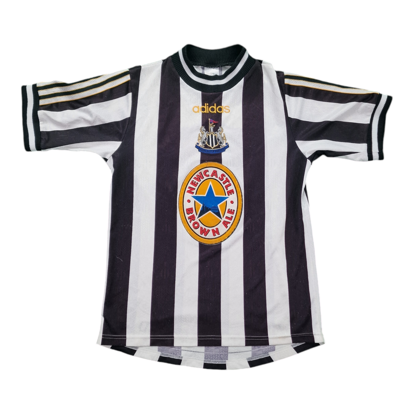 Newcastle United 1997/1999 Home Football Shirt (L Youth)