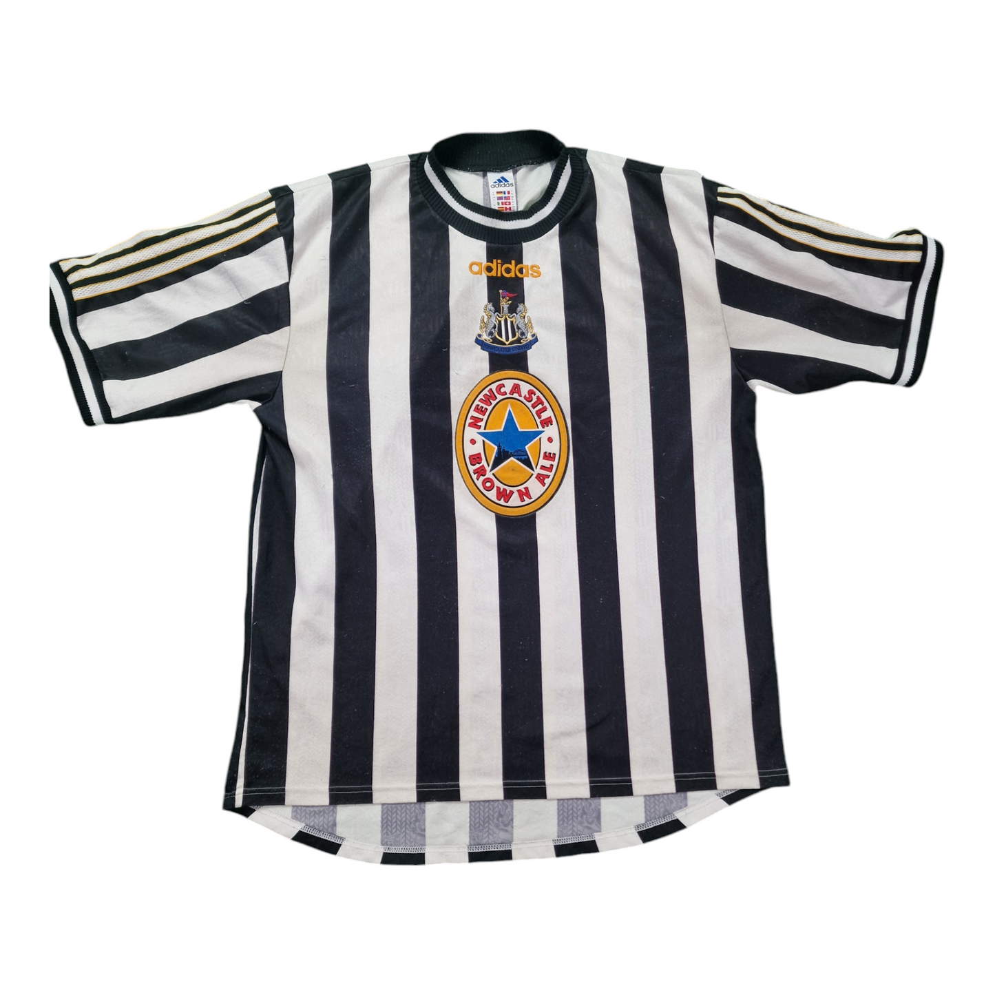Newcastle United 1997/1999 Home Football Shirt (XL) 8