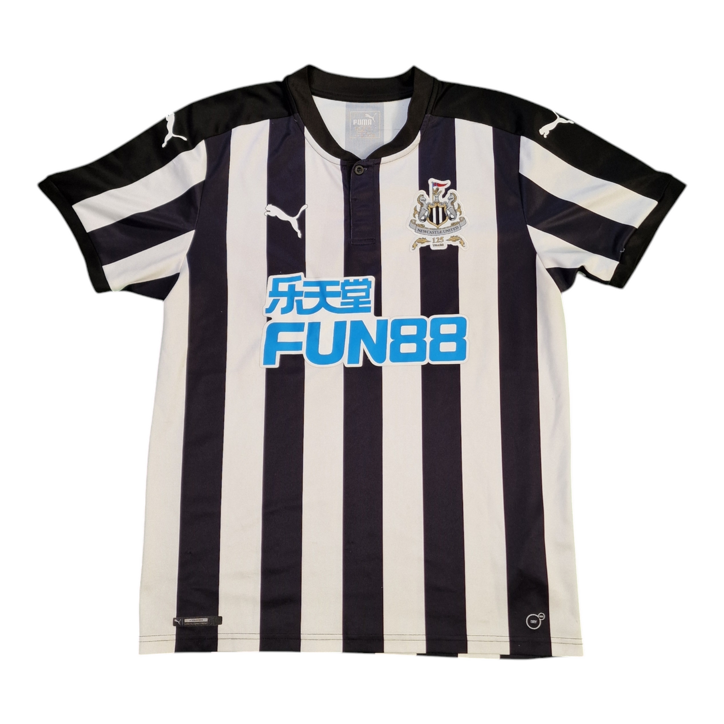 Newcastle United 2017/2018 125 Year Anniversary Home Football Shirt (L)