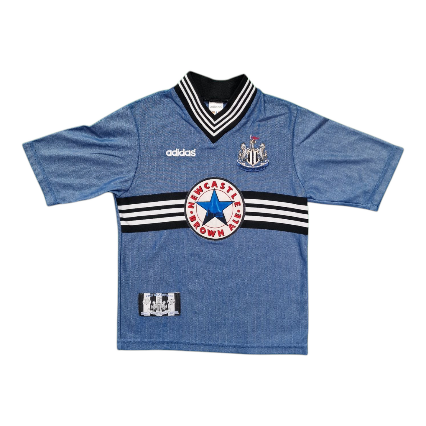 Newcastle United 1996/1997 Away Football Shirt (L Youth)