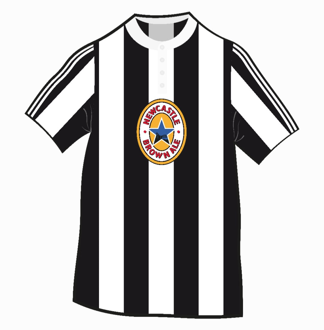 Newcastle United 1995/1997  Home Football Shirt Print
