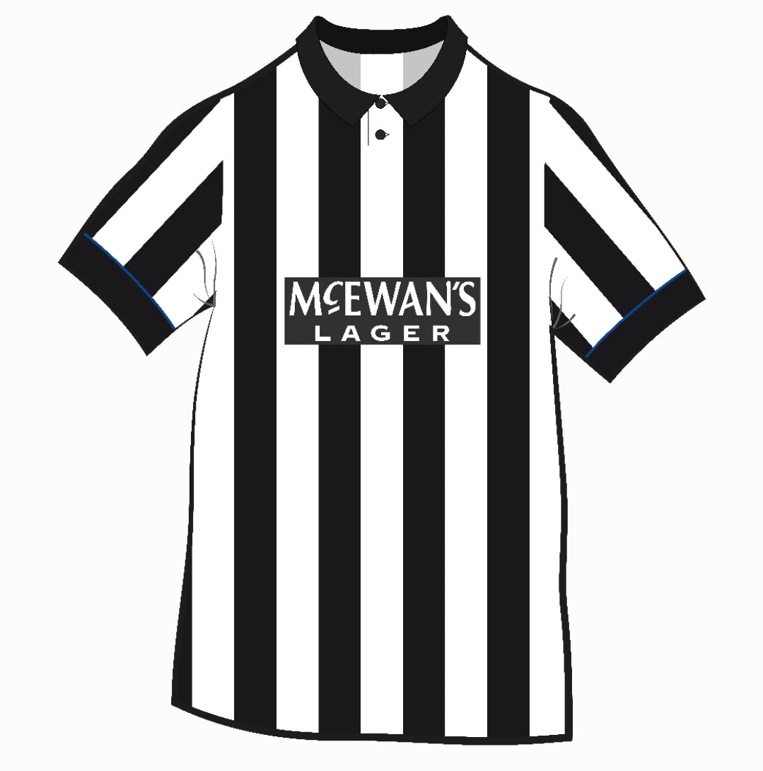 Newcastle United 1993/1995  Home Football Shirt Print