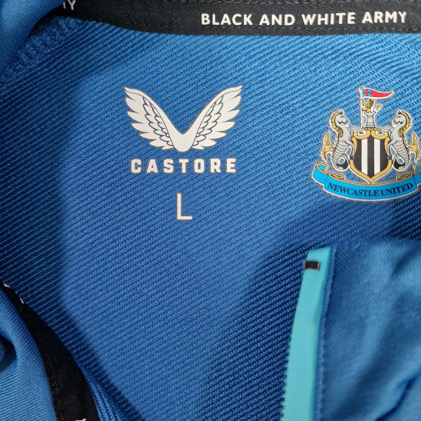 Newcastle United 2021/2022 Castore Quarter Zip Training Top (L)