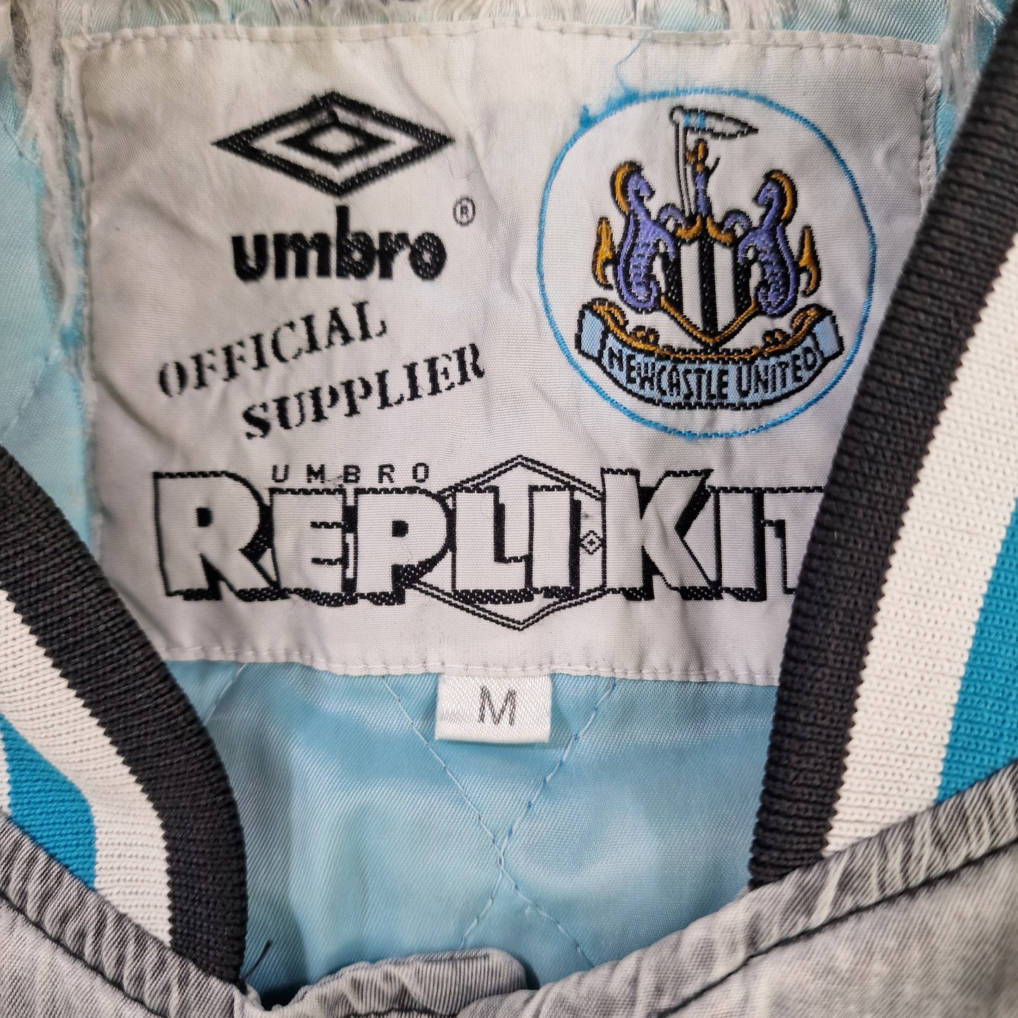 Newcastle United 1990/1992 Umbro Bomber Jacket (M)