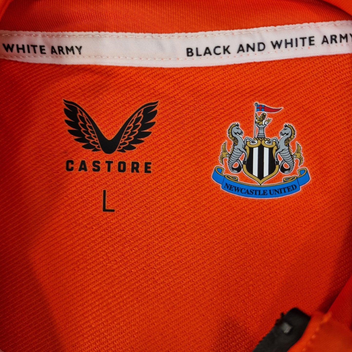Newcastle United 2021/2022 Castore Quarter Zip Training Top (L)