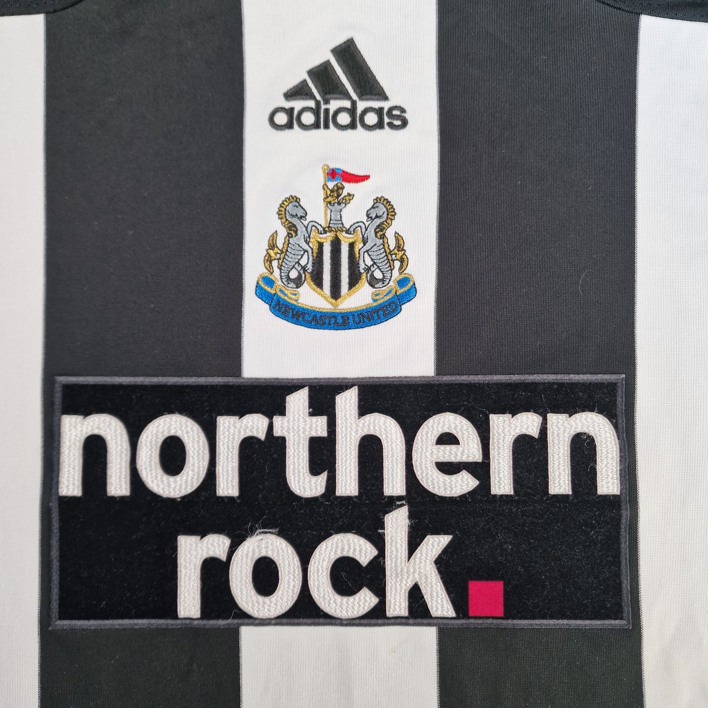 Newcastle United 2007/2009 Home Football Shirt (Youth L)