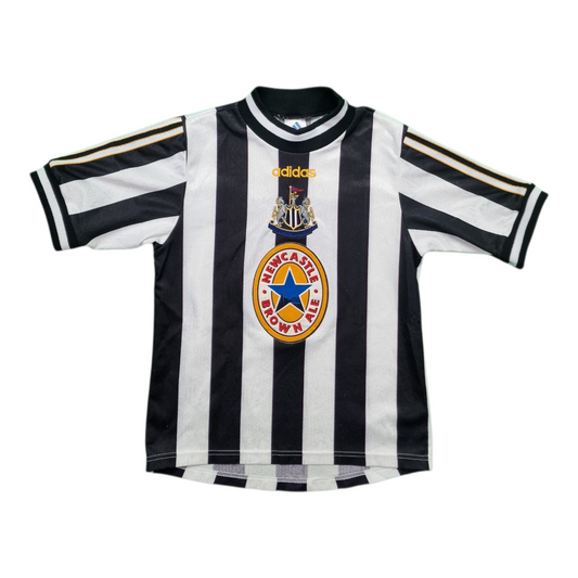 Newcastle United 1997/1999 Home Football Shirt (L Youth) 'Shearer 9'