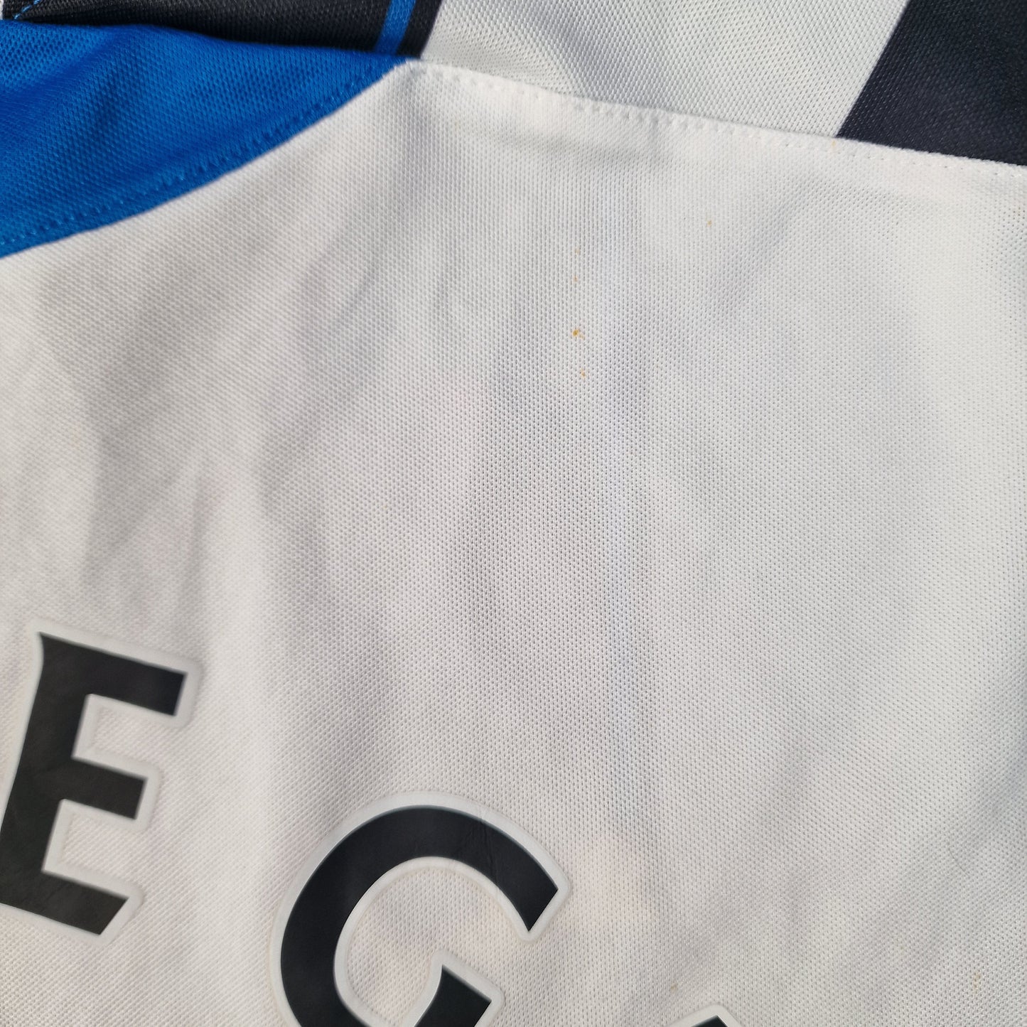 Newcastle United 2013/2014 Home Football Shirt 'mind the gap' (XL)