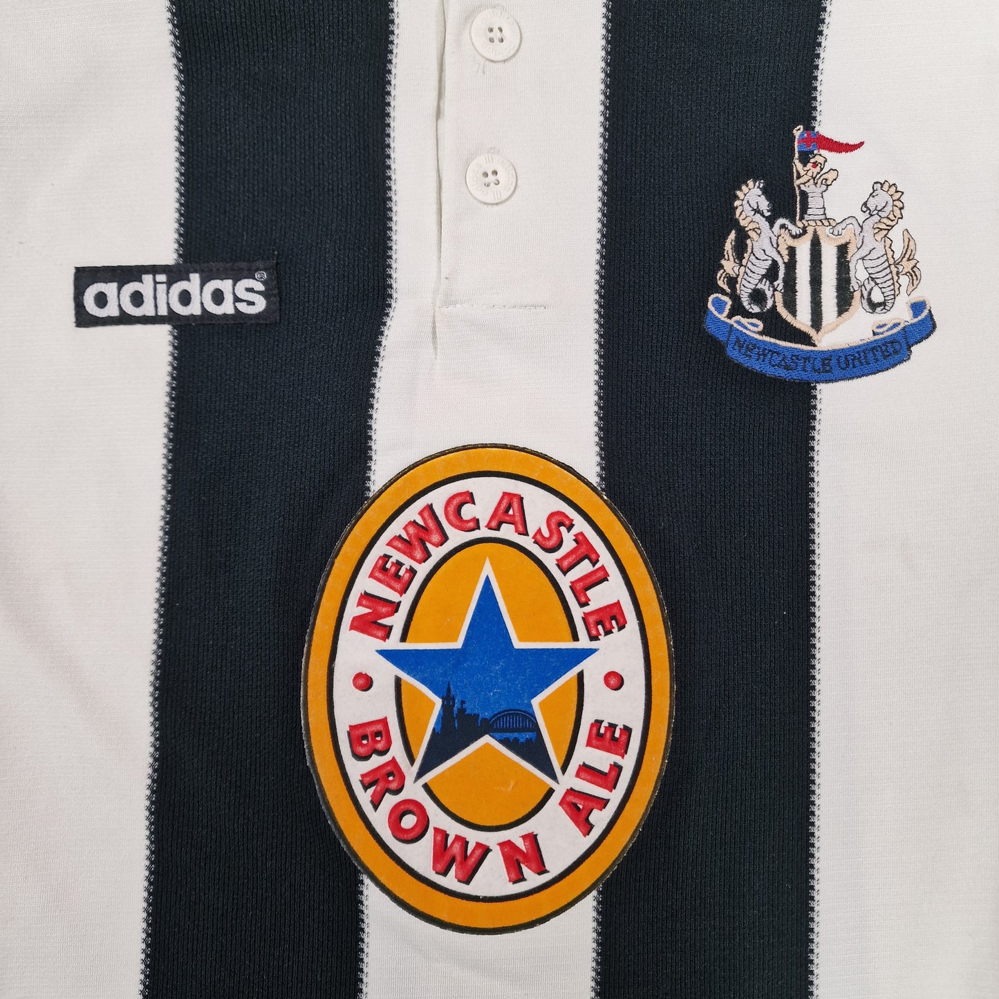 Newcastle United 1995/1996 Home Football Shirt (Youth XXS)