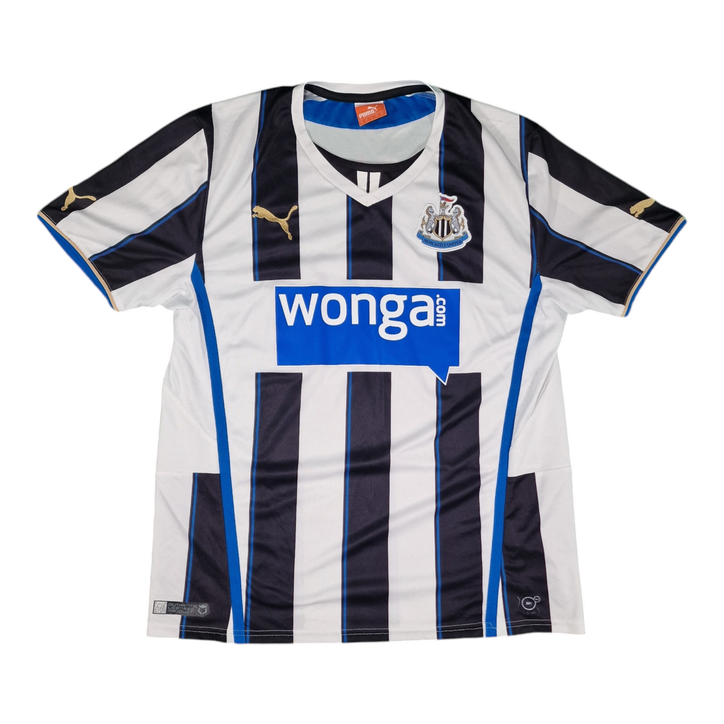 Newcastle United 2013/2014 Home Football Shirt (M) Remy 14