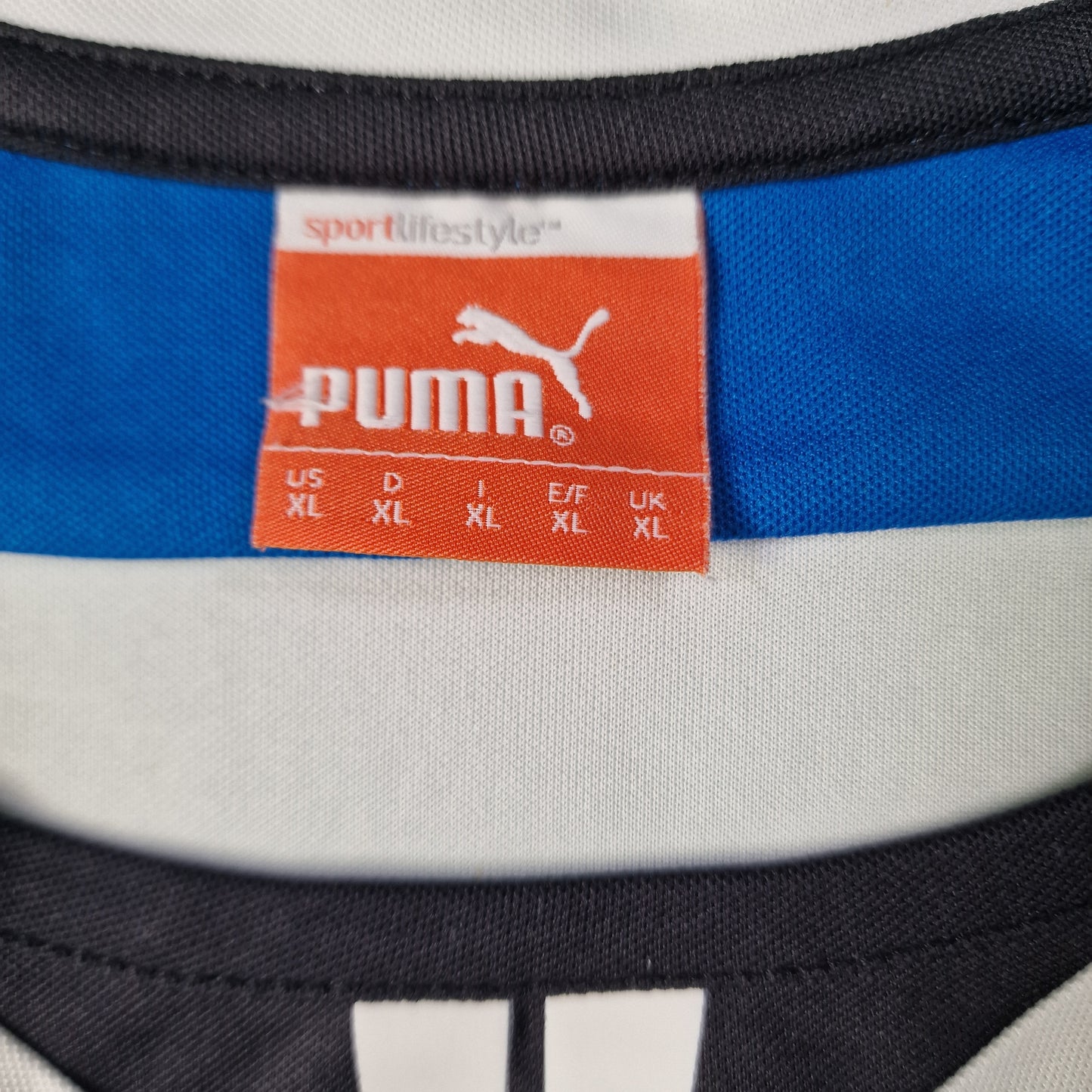 Newcastle United 2013/2014 Home Football Shirt 'mind the gap' (XL)