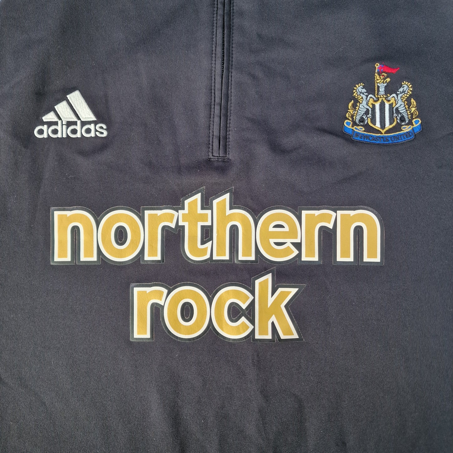 Newcastle United 2005/2007 Adidas 1/2 Zip Training Top (L)