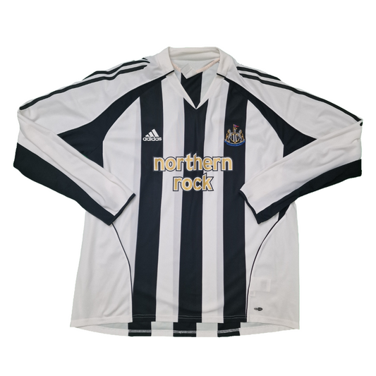 Newcastle United 2005/2007 Long Sleeve Home Football Shirt (2XL)