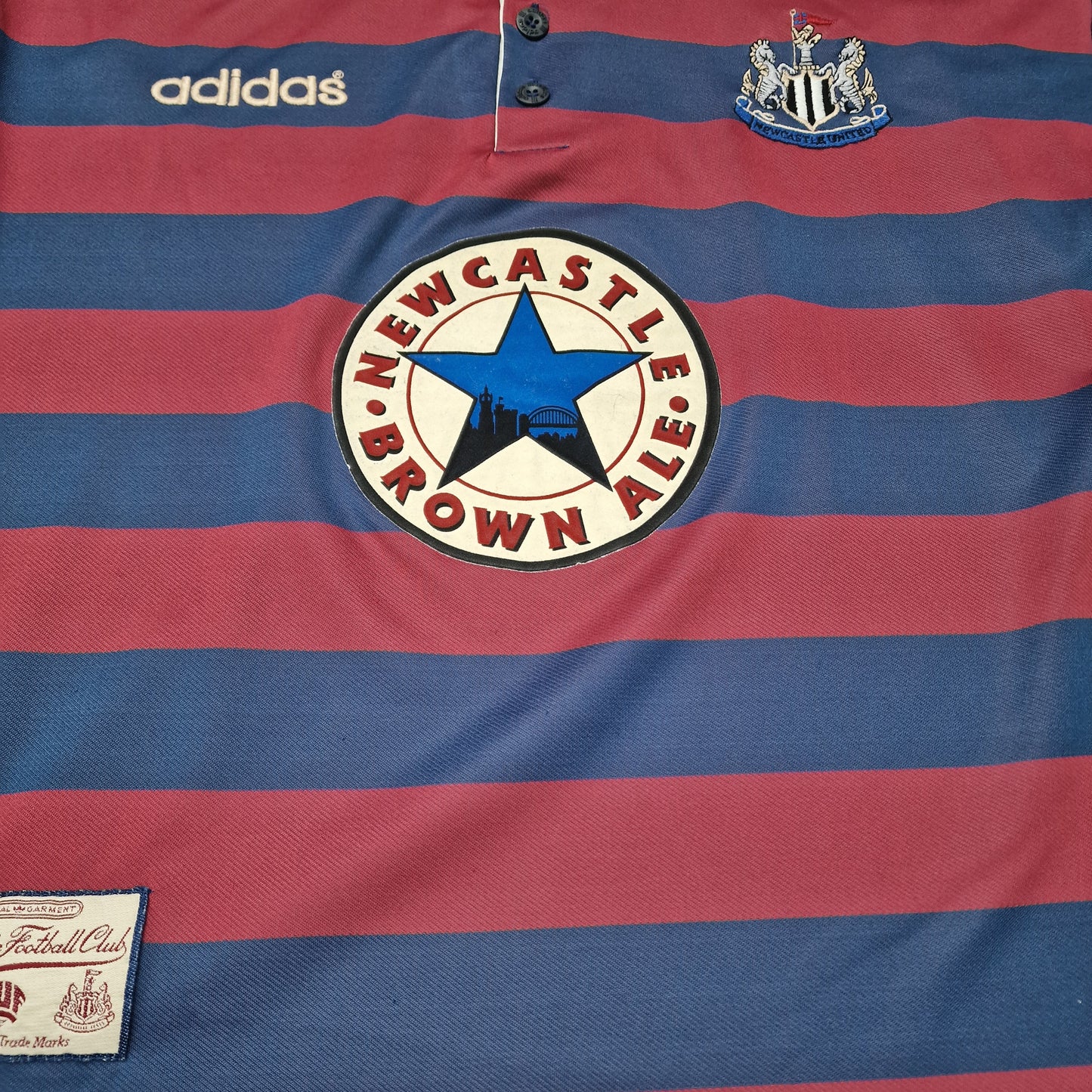 Newcastle United 1995/1996 Away football shirt (M) Lee 7