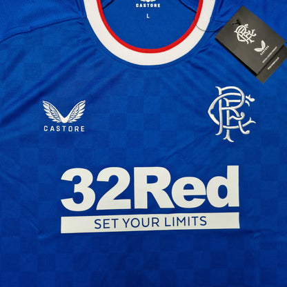 Glasgow Rangers 2022/2023 BNWT Home Football Shirt (L)