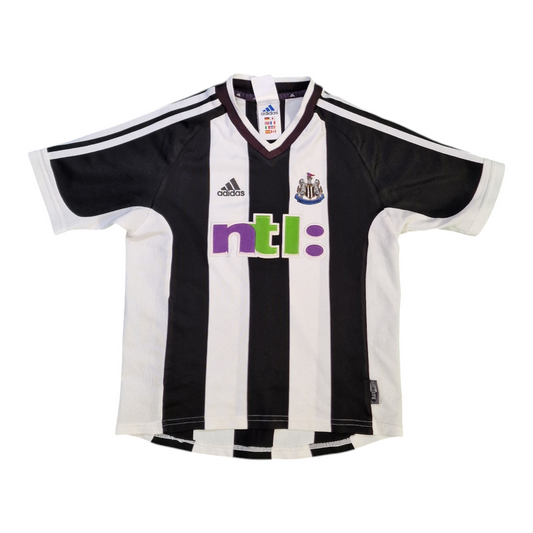 Newcastle United 2001/2002 Home Football Shirt (M Youth)