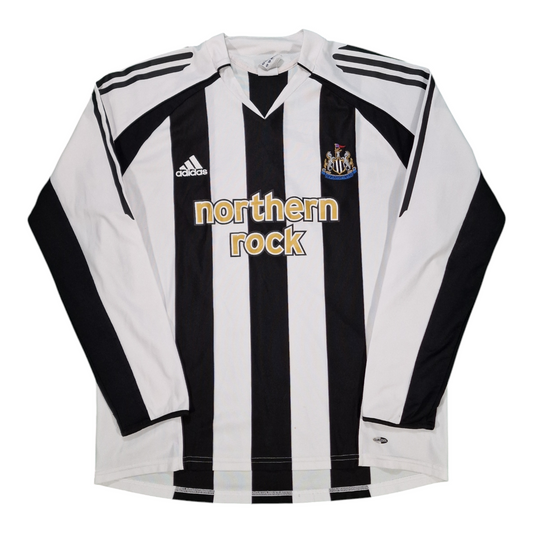 Newcastle United 2005/2007 Long Sleeve Home Football Shirt (L)