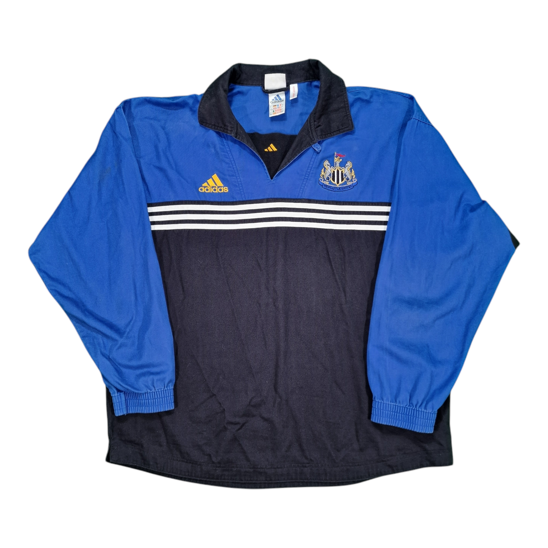 Newcastle United 1998/1999 Adidas Training Drill Top (XL) – Toon
