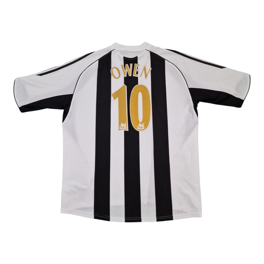 Newcastle United 2005/2007 Home Football Shirt (XL) Owen 10