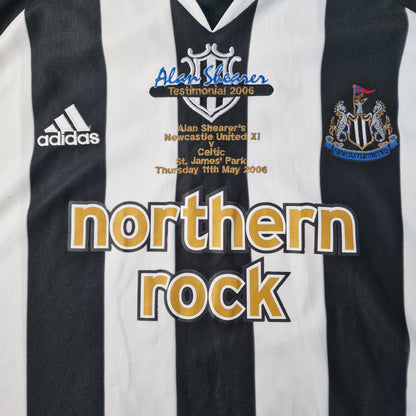 Newcastle United 2005/2007 Home Football Shirt (XL) Alan Shearer Testimonial Shirt