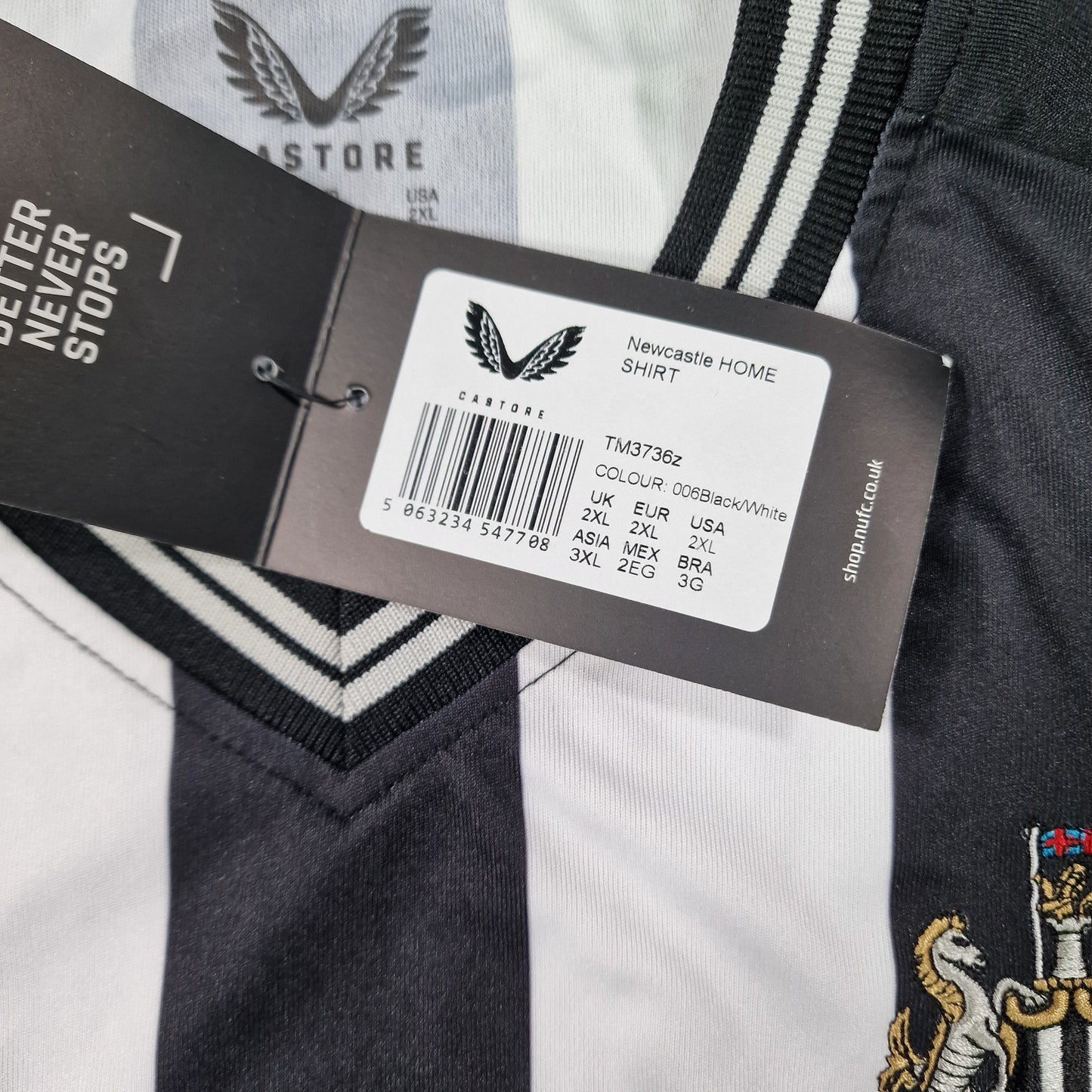 Newcastle United 2023/2024 Home Football Shirt BNWT 'Trippier 2' (2XL)