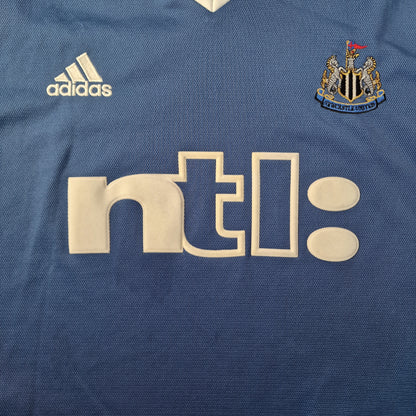 Newcastle United 2001/2002 Away Long Sleeved Football Shirt (XL)