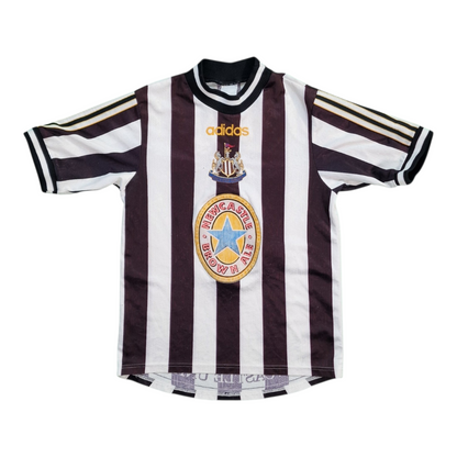 Newcastle United 1997/1999 Home Football Shirt 'Asprilla 11' (L Youth)