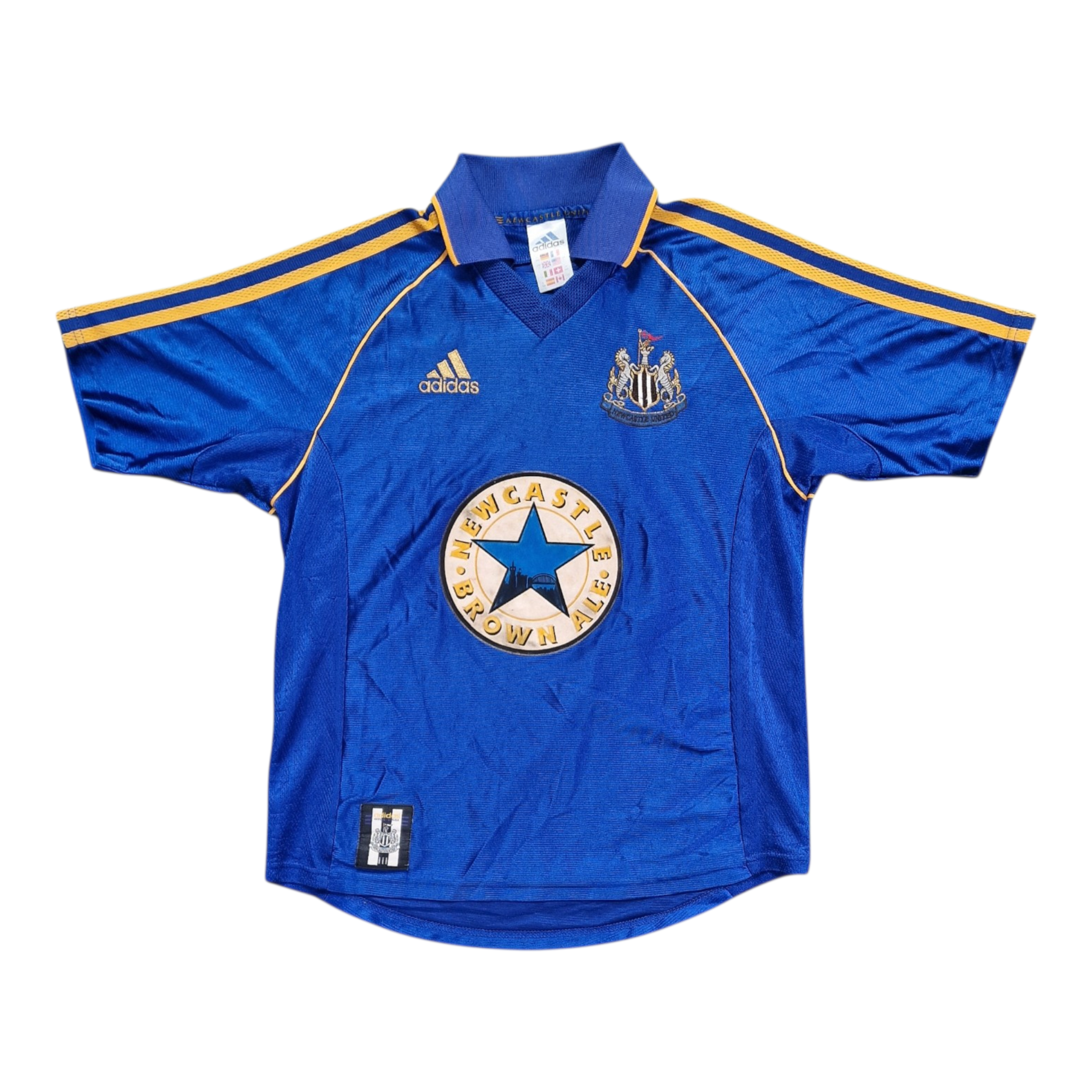 Newcastle United 1998/1999 Away Football Shirt (L Youth)