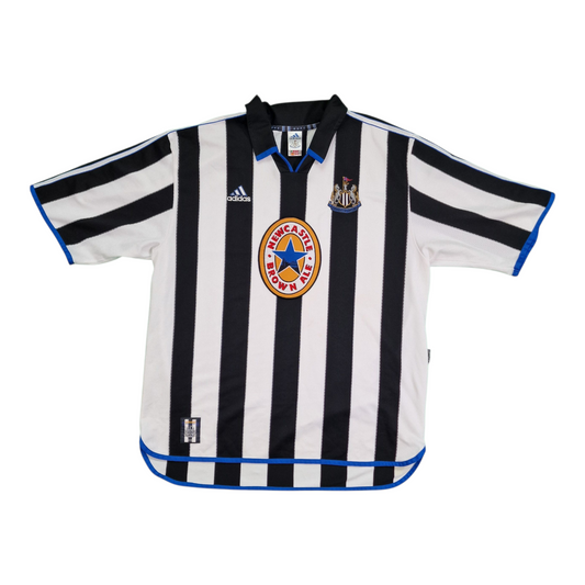 Newcastle United 1999/2000 Home Football Shirt 'Shearer 9' (2XL)