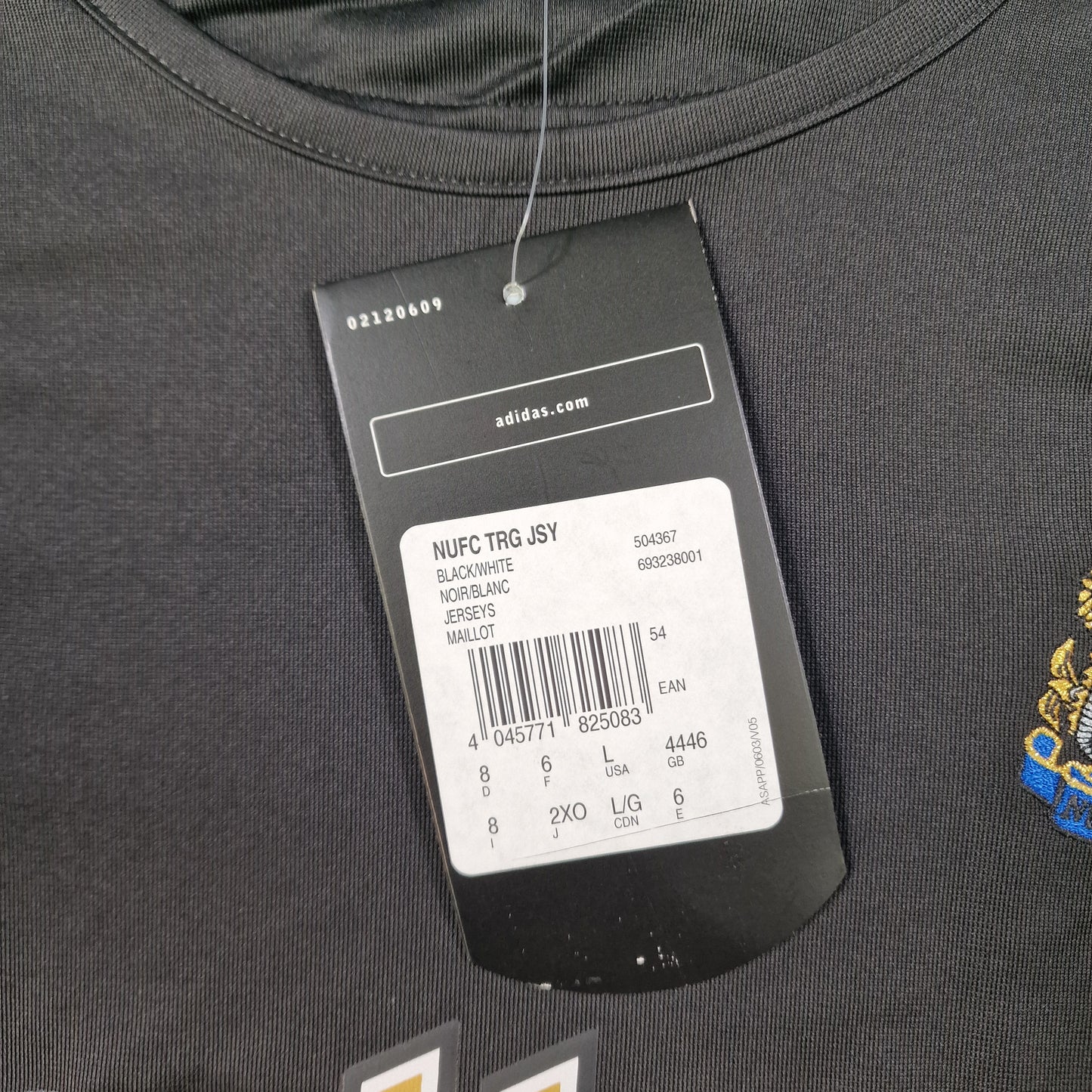 Newcastle United 2005/2006 Adidas Training Shirt BNWT (L)