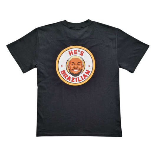He's Brazilian Tee - Black