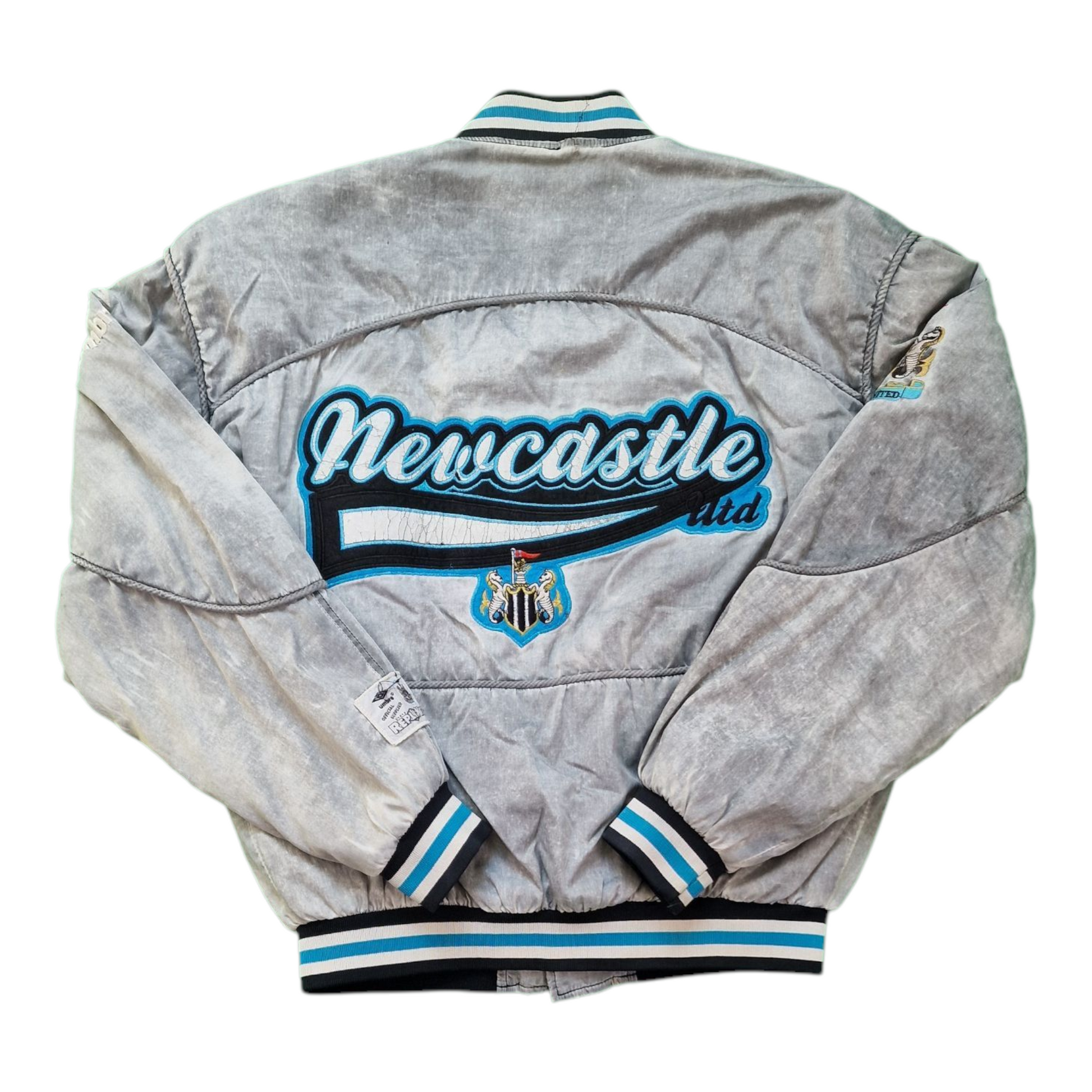 Newcastle United 1990/1992 Umbro Bomber Jacket (M) – Toon Kit Newcastle United 1990/1992 Umbro Bomber Jacket (M) – Toon Kit