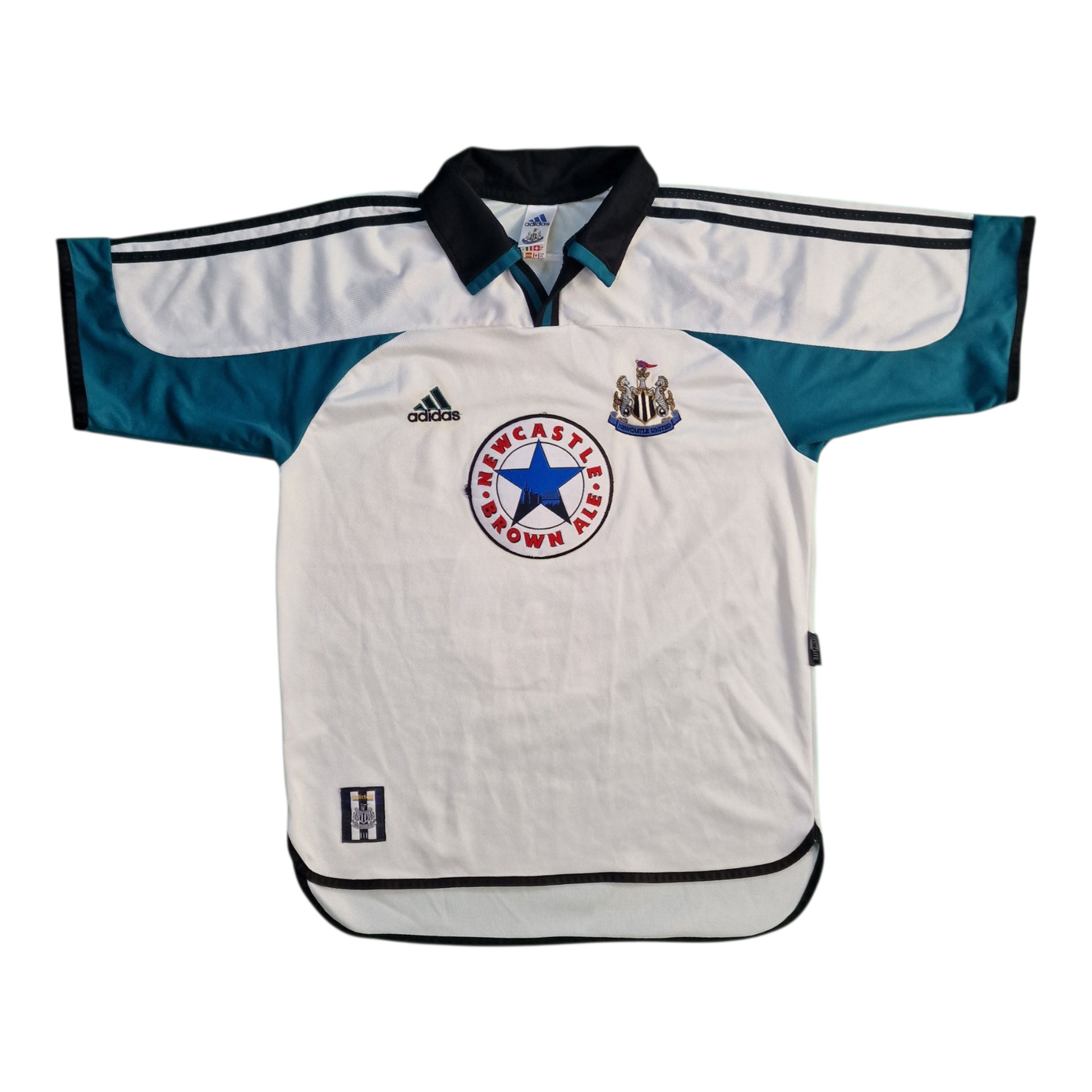 Newcastle United 1999/2000 Away Football Shirt 'Solano 15'(M