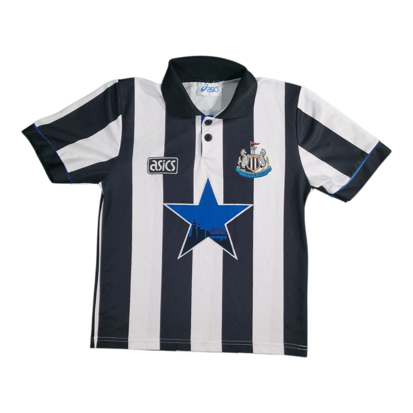Newcastle United 1993/1995 Home Football Shirt (L Youth)