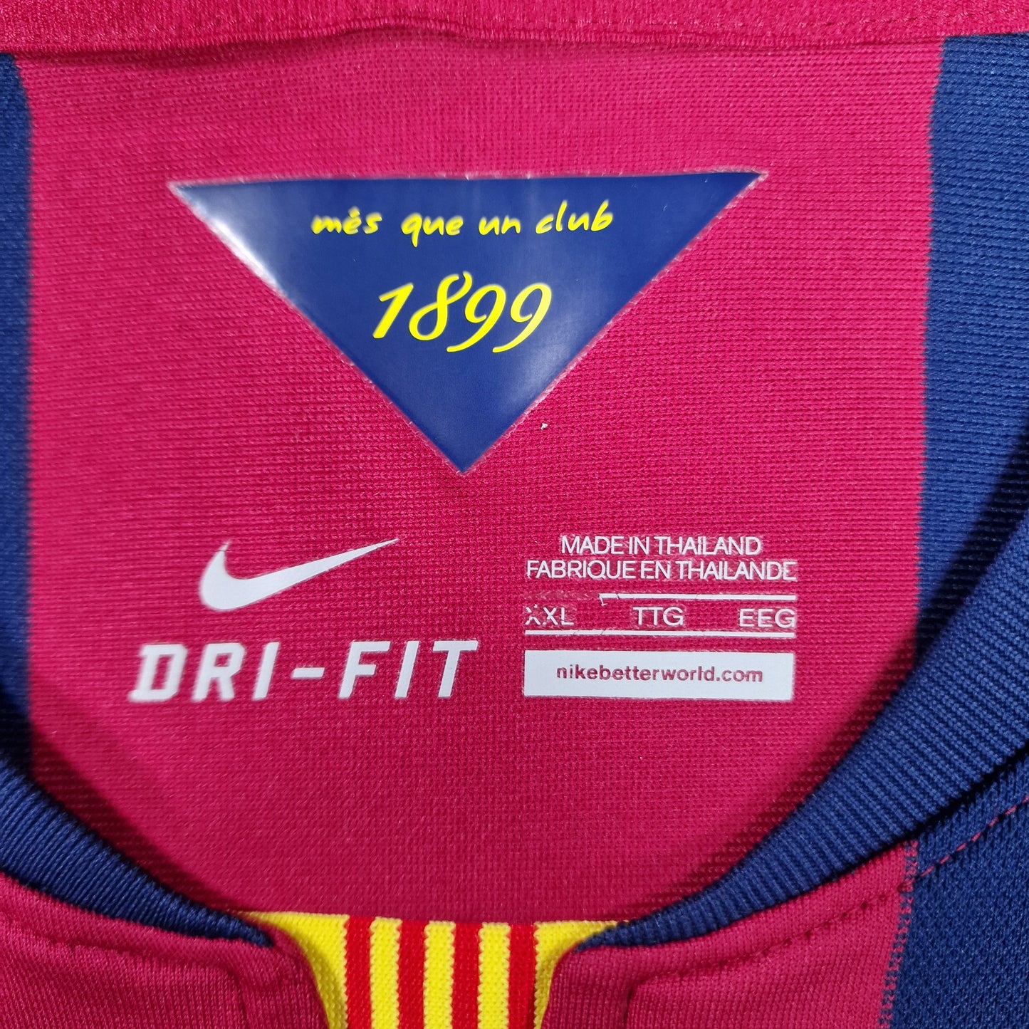 FC Barcelona 2014/2015 Home Football Shirt (2XL)