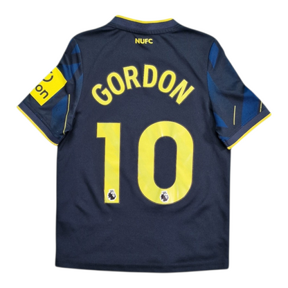 Newcastle United 2023/2024 Third Football Shirt 'Gordon 10' (S Youth)