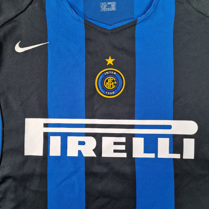 Inter Milan 2004/2005 Home Football Shirt (XL)