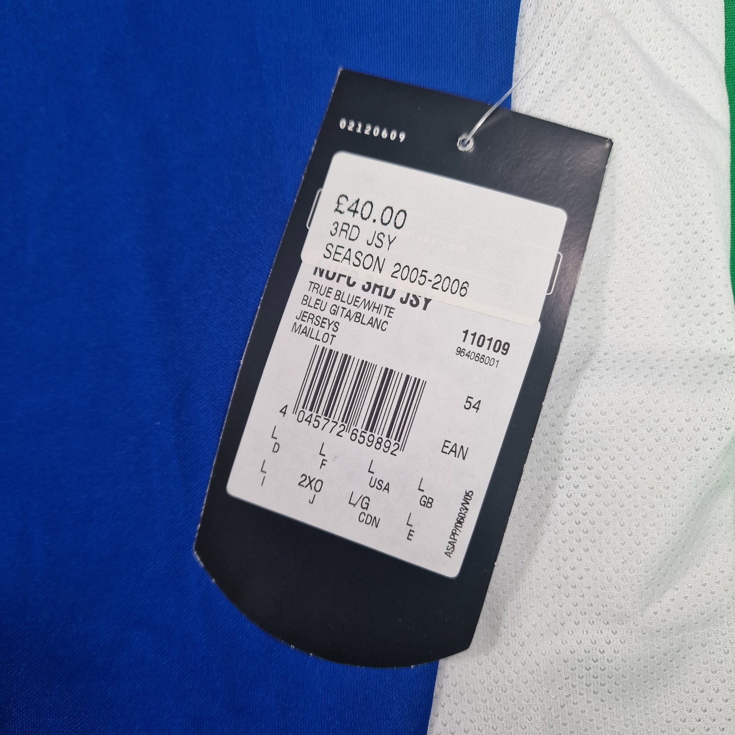 Newcastle United 2005/2006 Third Shirt BNWT (L)